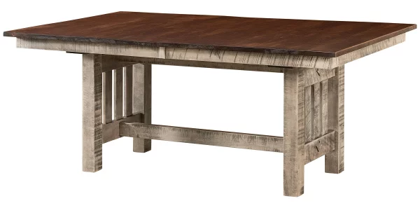 Borden Rustic Trestle Table