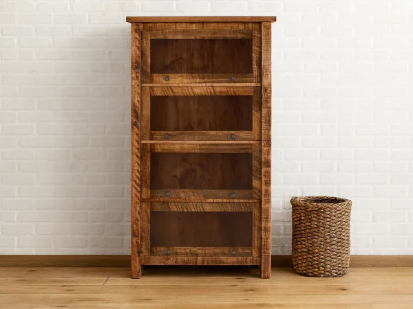 Brodnax Rustic Barrister Bookcase