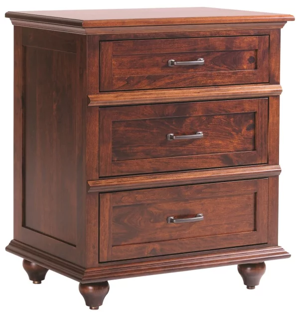 Buffalo Creek 3-Drawer Bedside Table