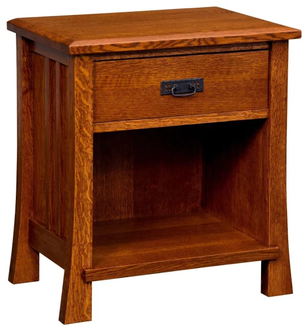 Casco Open Bedside Table