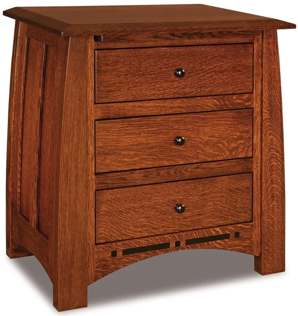 Castle Rock 3-Drawer Nightstand