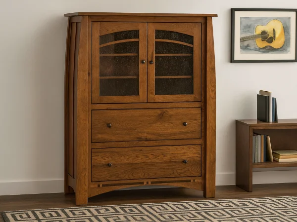 Castle Rock Glass Door Gentleman’s Chest