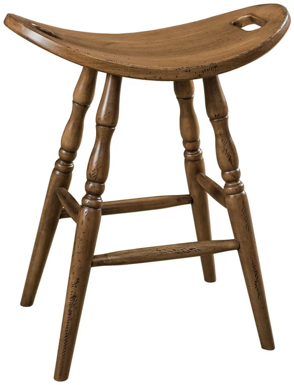 Catalonian Saddle Bar Stool