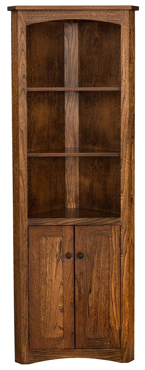 Cedar Key Corner Storage Bookcase
