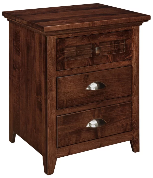 Cerro Gordo 3-Drawer Bedside Table