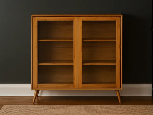 Churubusco Glass Bookshelf