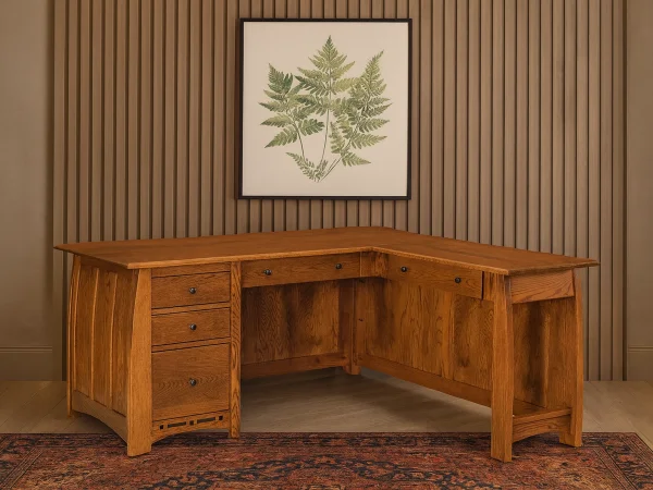 Coronado Amish Corner Desk