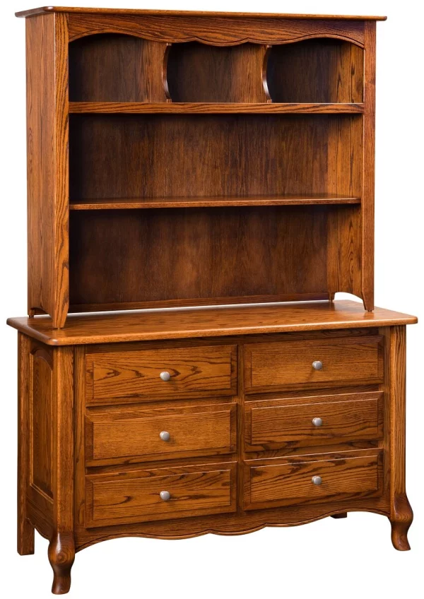 Country Cottage Kid’s Dresser with Hutch