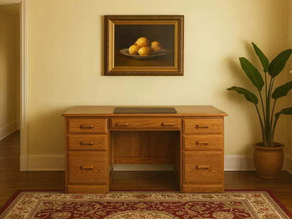 Courier’s Double Pedestal Desk