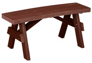 Delray Outdoor Curved Bench