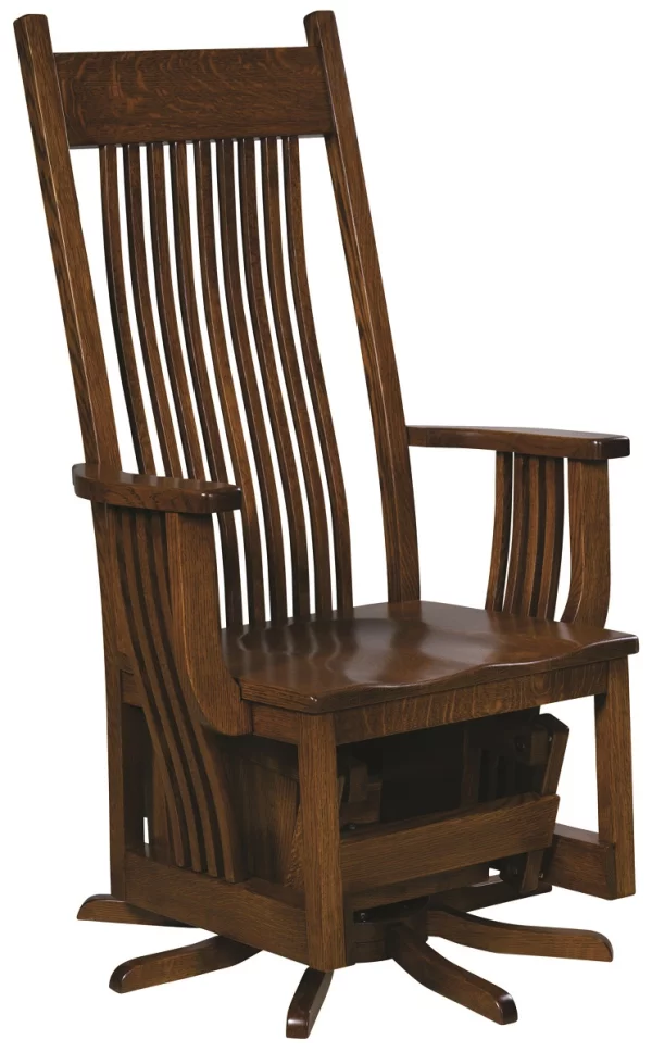 Deltana Wooden Swivel Glider