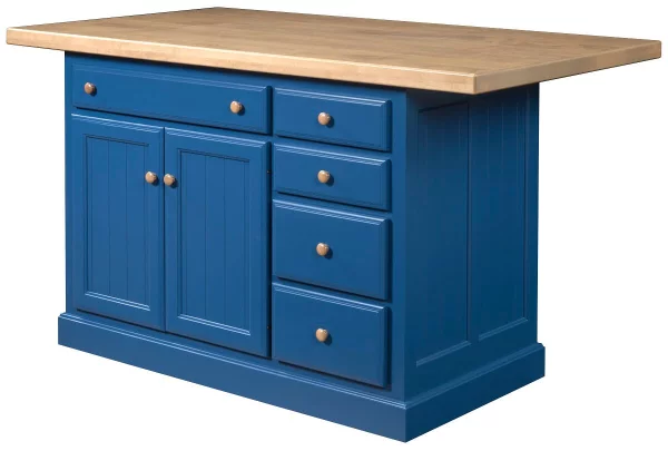 Dermott 5-Drawer Kitchen Island