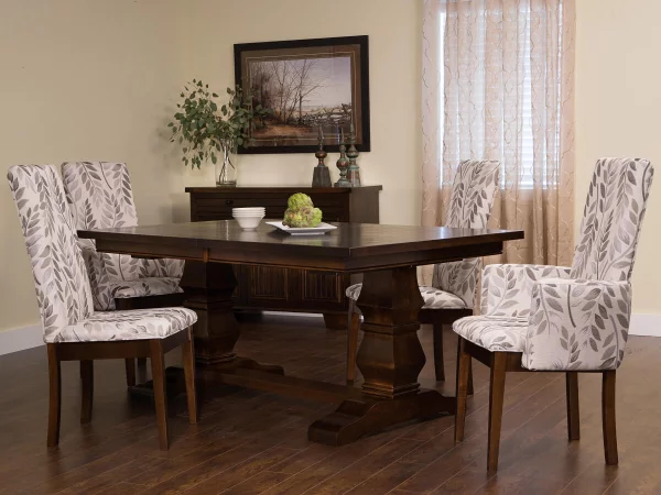Duvall Plank Top Trestle Table