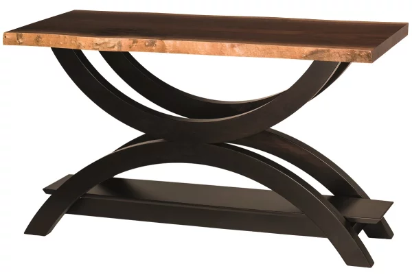 Echo Live Edge Console Table