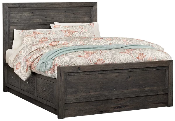 Eclectic Amish Storage Bed
