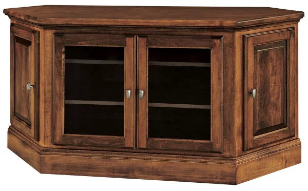 Edmore 4-Door TV Corner Cabinet