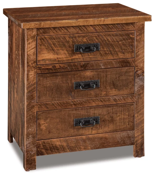 Elsmere 3-Drawer Bedside Table