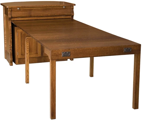 Flanders Kitchen Island Pull Out Table & Cabinet