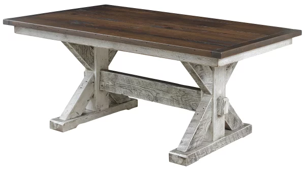 Fryeburg Reclaimed Trestle Table