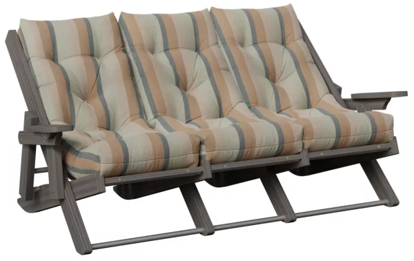 Gladys Outdoor High Back Folding Sofa