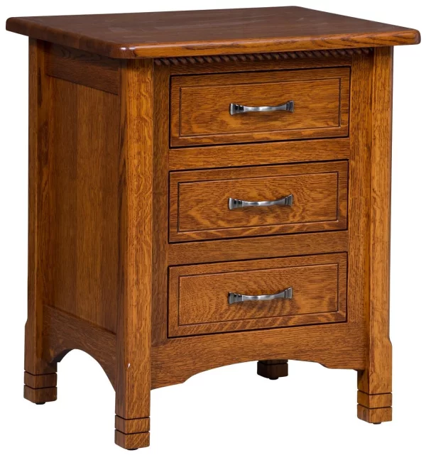 Great Bear 3-Drawer Nightstand
