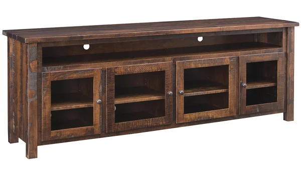 Greer Rustic Media Stand
