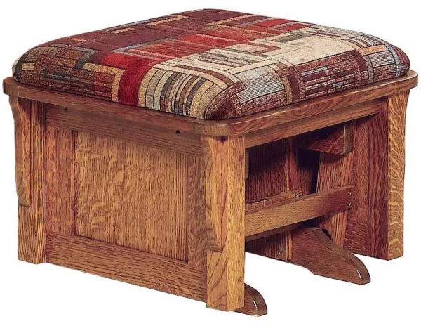 Hallstat Paneled Gliding Ottoman