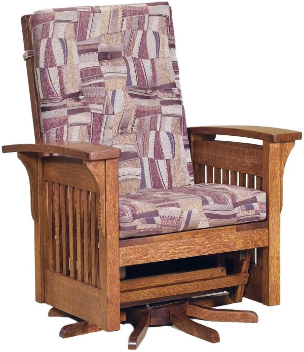 Hallstat Amish Swivel Glider