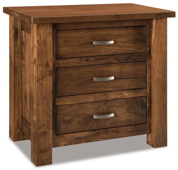 Harper Wide 3-Drawer Night Table
