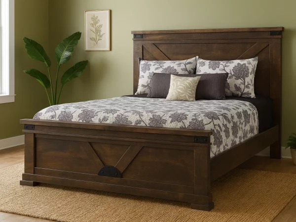 Hempstead Amish Rustic Bed
