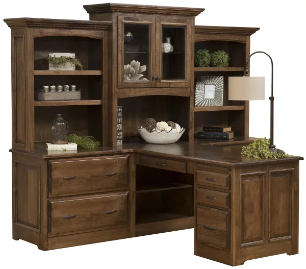 Irvine Partner Desk With Hutch