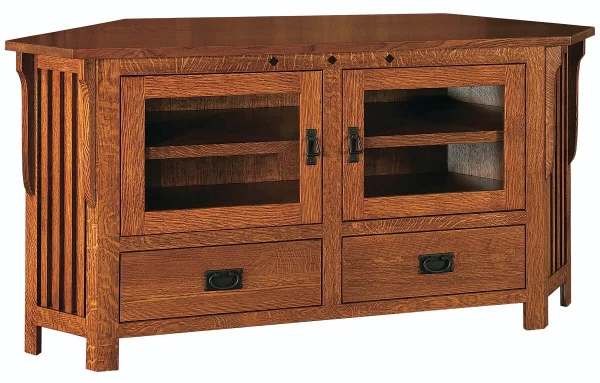 Lakeland 2-Drawer Corner Console