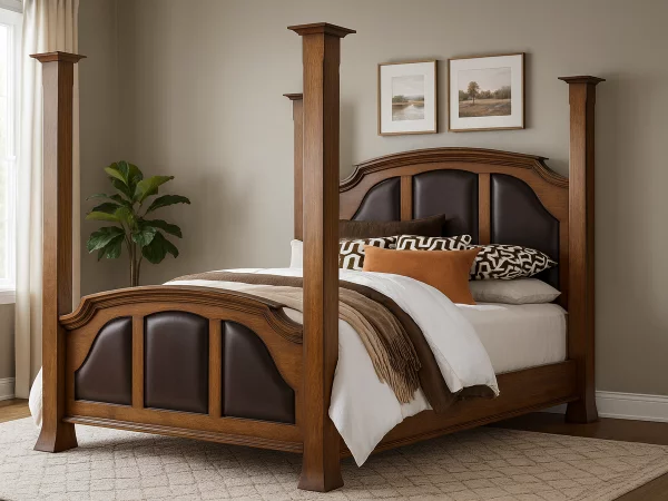 Lakewood Upholstered Post Bed