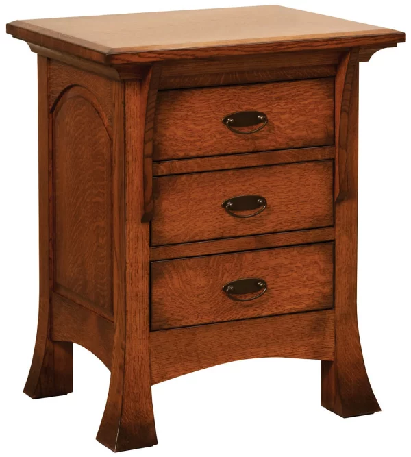Lakewood 3-Drawer Nightstand