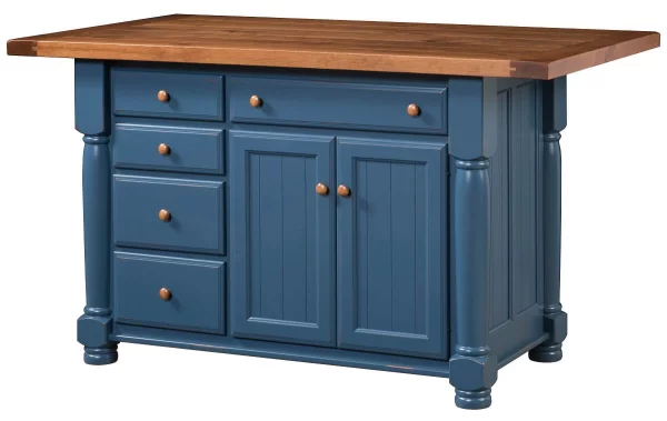 Lavaca 5-Drawer Island