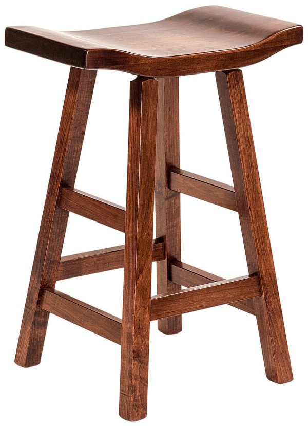 Lennox Saddle Counter Stool