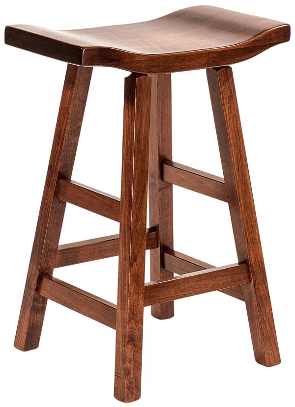 Lennox Saddle Counter Stool