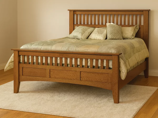 Madrid Mission Slat Bed