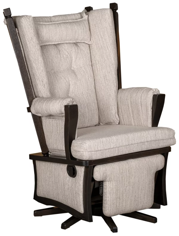 Mallow Swivel Glider with Footrest