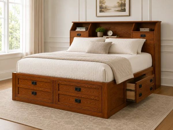 Mandeville Amish Storage Bed
