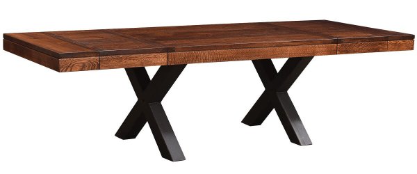 Marquette Table with Metal Base