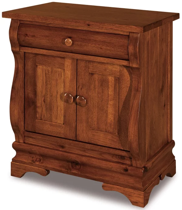 Milwaukee Sleigh 2-Door Nightstand
