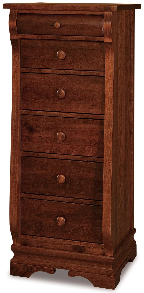 Milwaukee Sleigh 6-Drawer Lingerie Chest