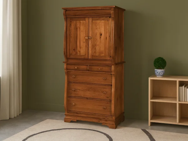 Milwaukee Sleigh Armoire