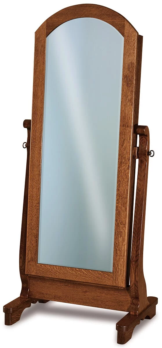 Milwaukee Sleigh Cheval Mirror