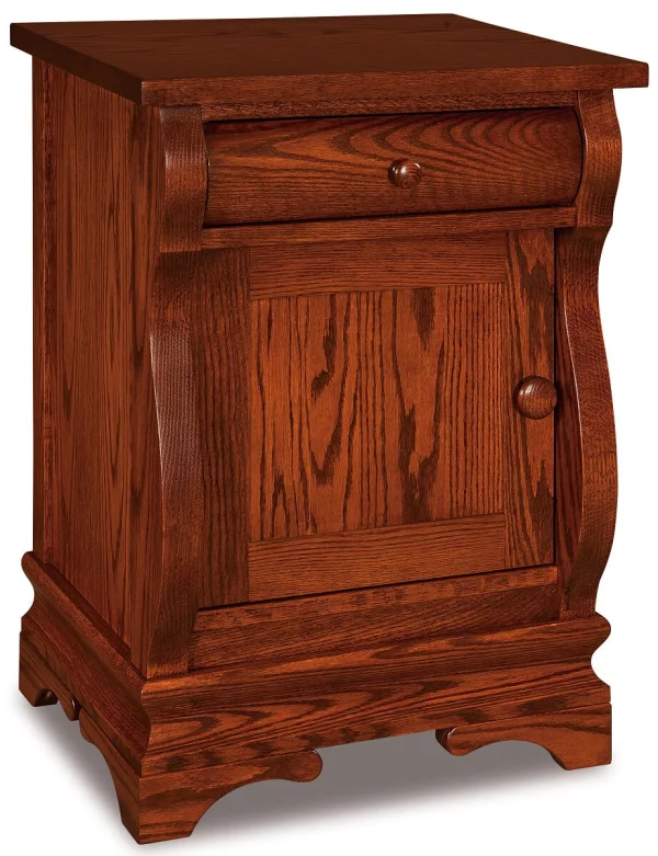 Milwaukee Sleigh Door Nightstand