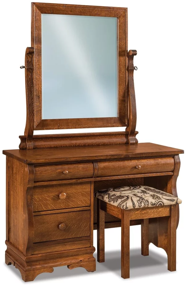 Milwaukee Sleigh Vanity Dresser