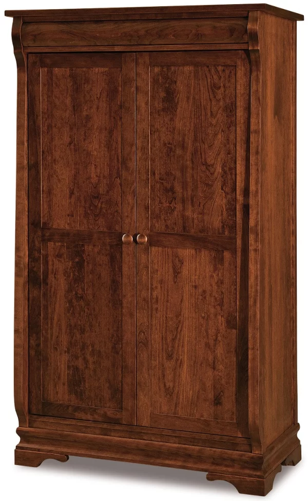 Milwaukee Sleigh Wardrobe Armoire