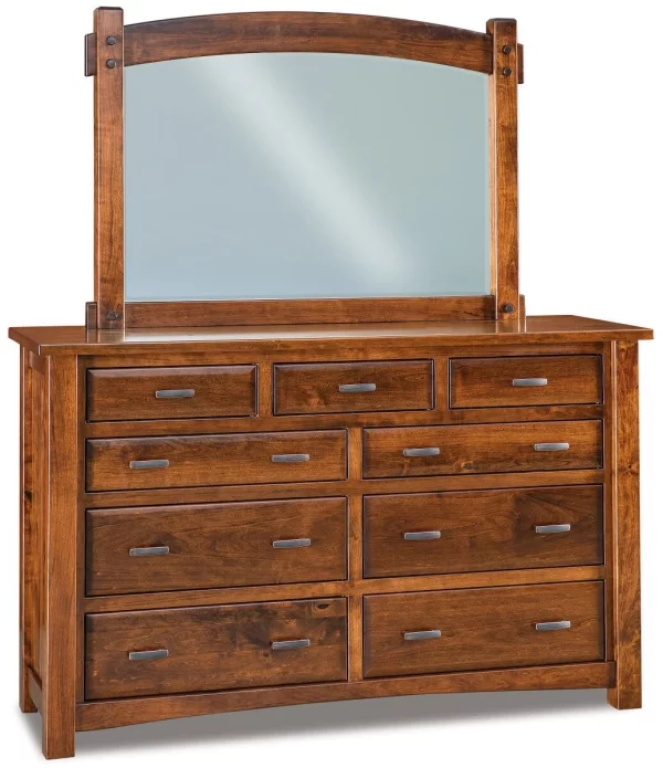 Muskegon Mirrored Dresser