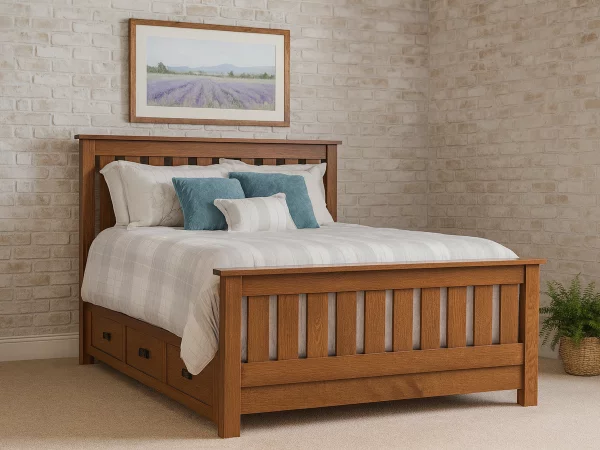 Muskogee Amish Storage Bed